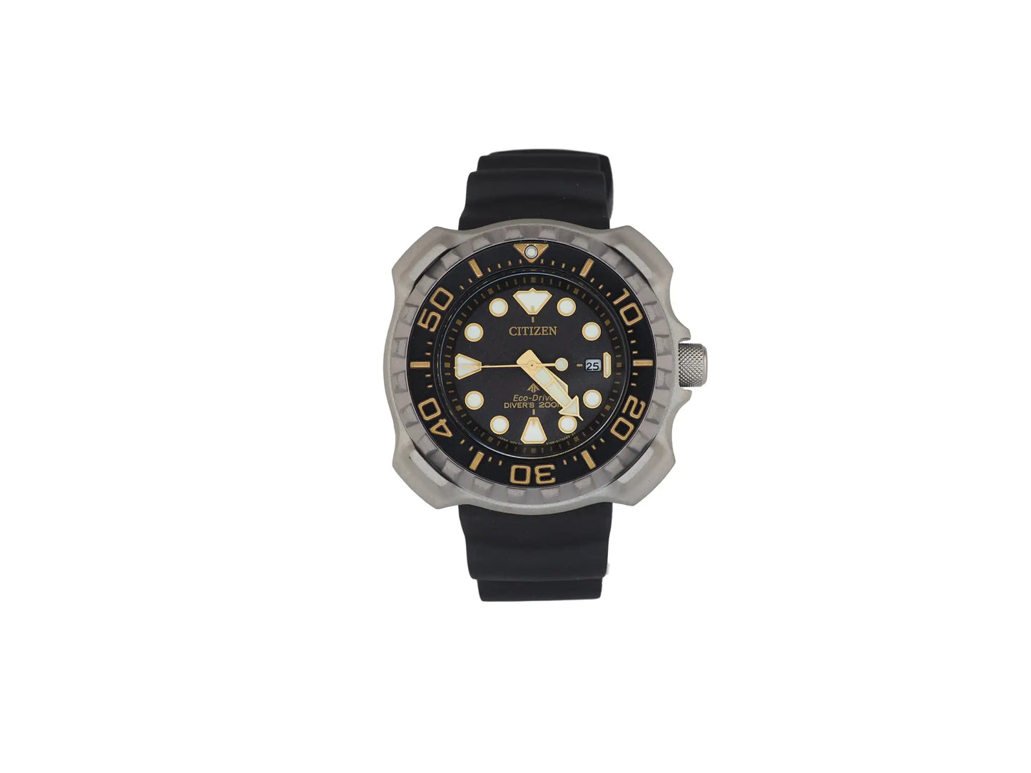 Orologio Citizen Promaster Marine Diver Eco-Drive Titanium con cinturino nero da uomo (BN0220-16E)