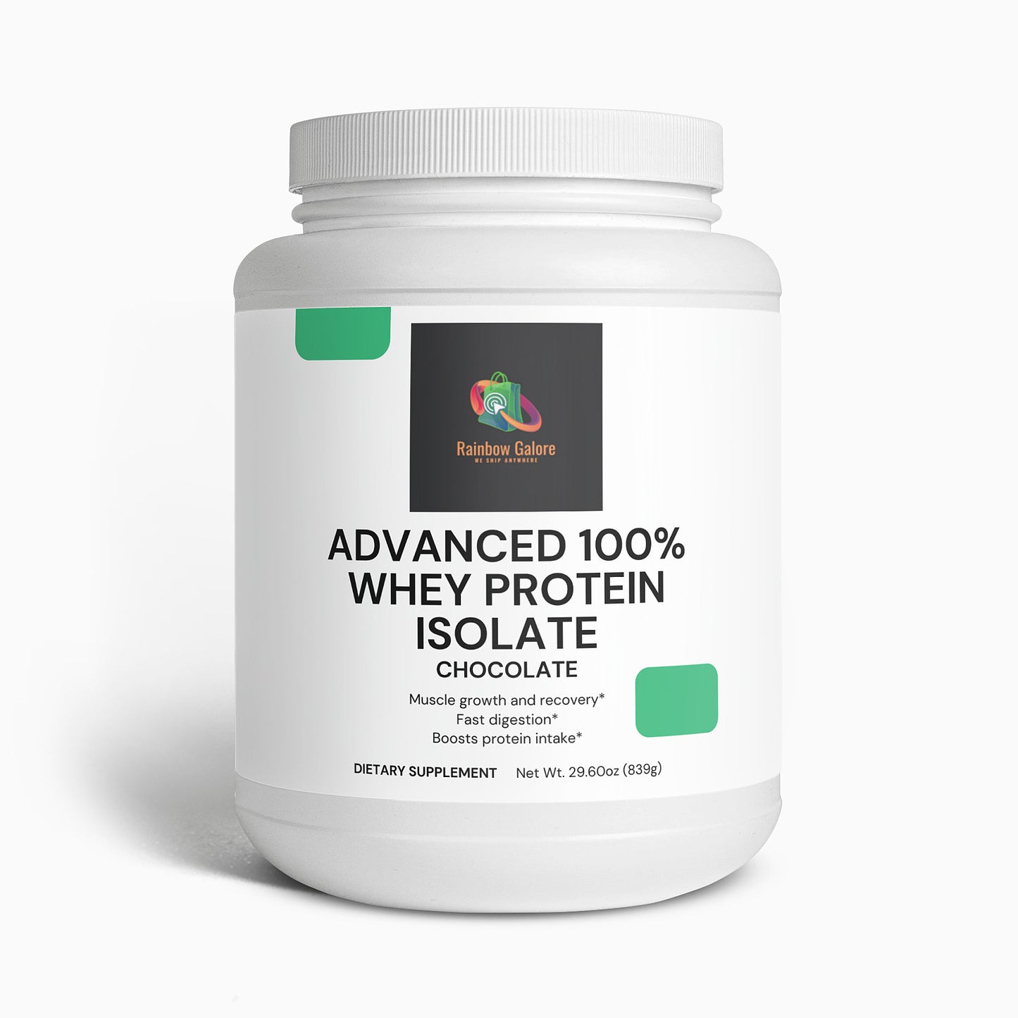 Supplements - Advanced 100% Whey Protein Isolate (Chocolate)