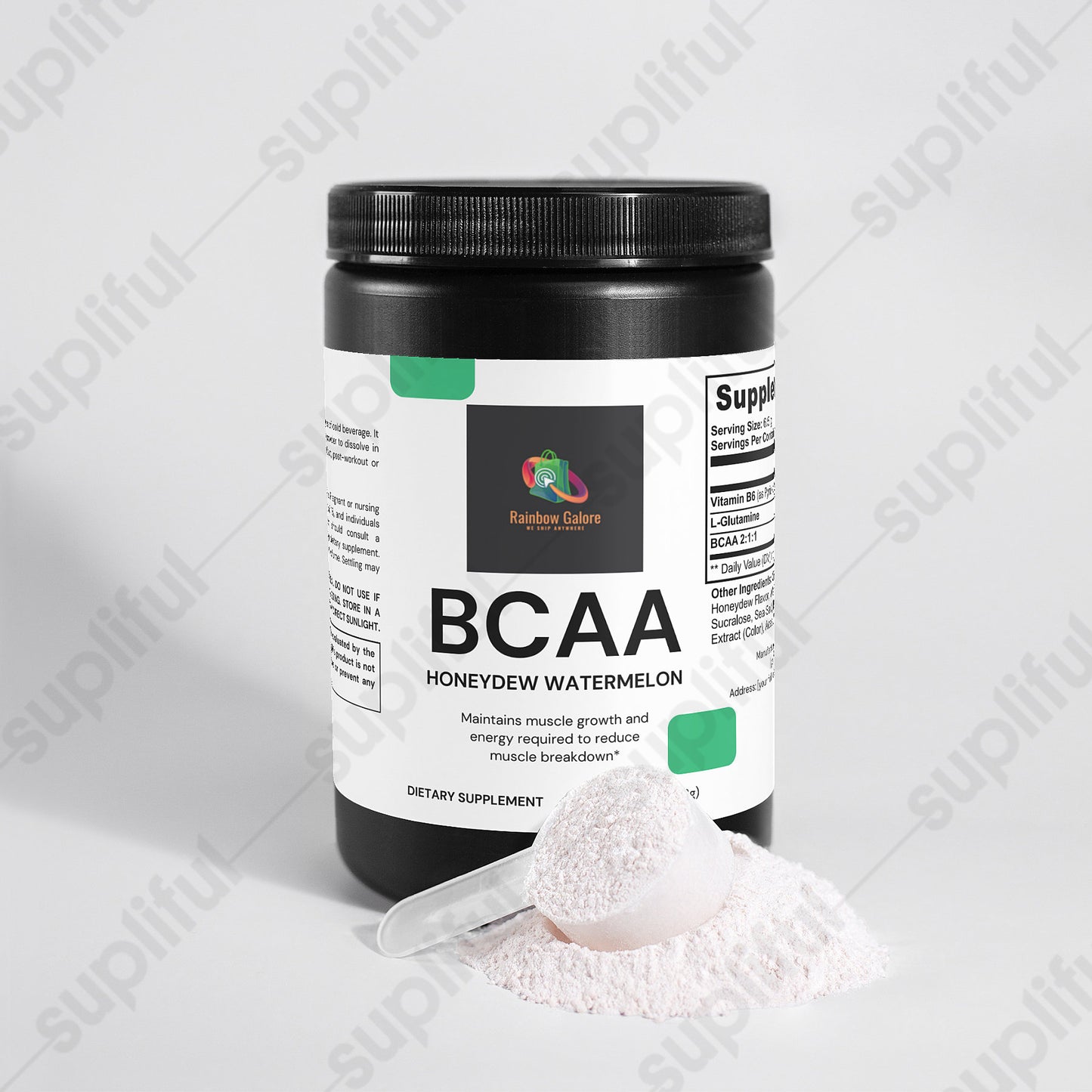 Suplementos - BCAA Post Workout Powder (melón dulce/sandía)