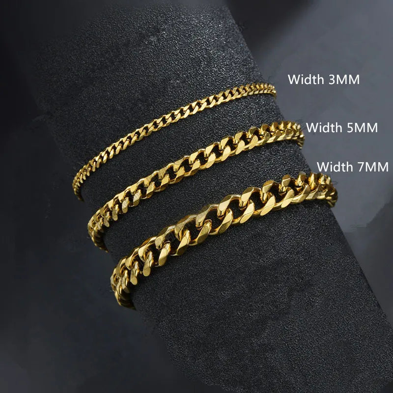 Jewelry - New Trendy Cuban Chain Men Bracelet