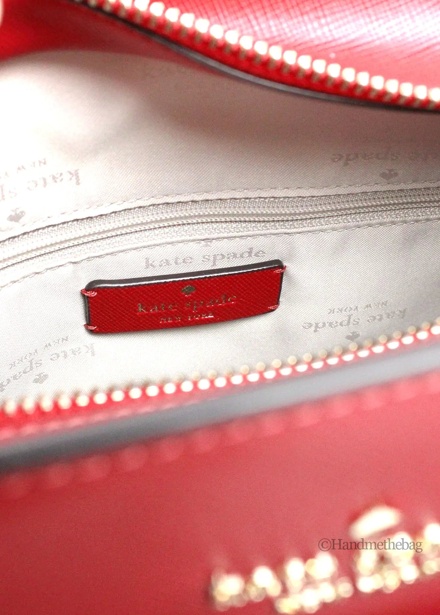 Kate Spade Madison Medium Candied Cherry Saffiano Leather Satchel