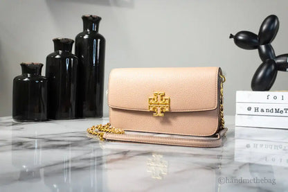 Tory Burch Britten Small Meadowsweet Chain Wallet Crossbody