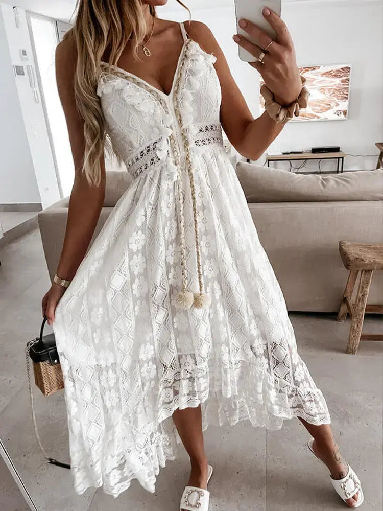 Elegant Dress Women Summer Maxi Dress