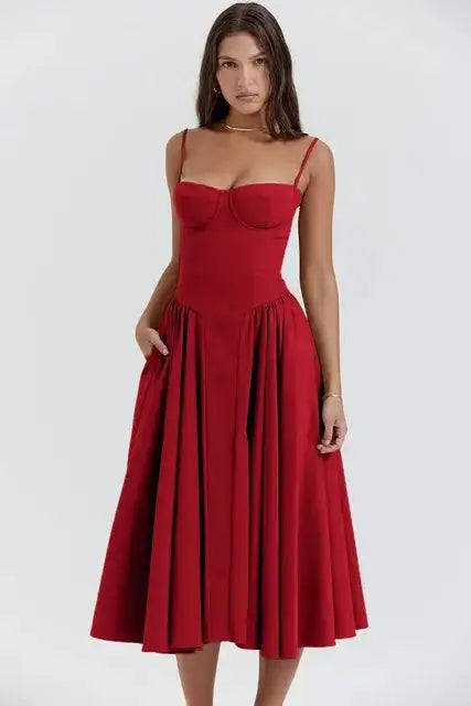 Elegant Glamour Flow Dress