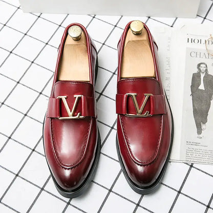 Elegant The Roveleto Italian Leather Loafers For Men!