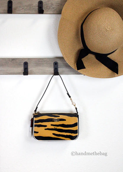 Coach Nolita 19 Mini Tiger Print Top Handle Bag