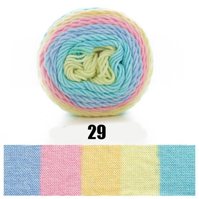 100g Rainbow Dyed Yarn