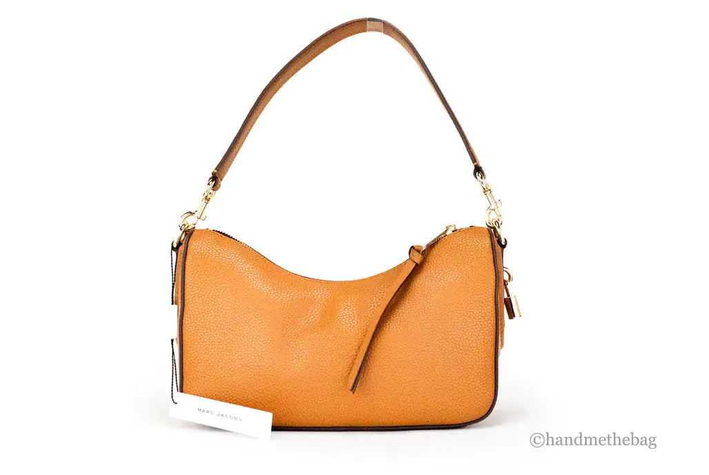 Marc Jacobs Drifter Smoked Almond Leather Hobo Shoulder Bag