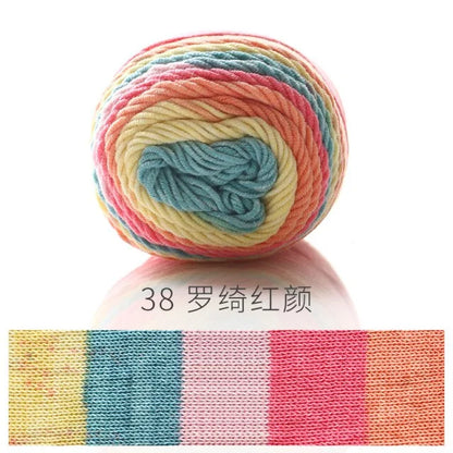 100g Rainbow Dyed Yarn