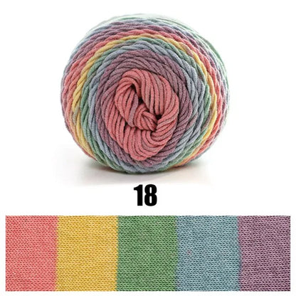 100g Rainbow Dyed Yarn