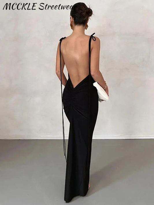 Elegant Ultra Sexy Backless Party Dress