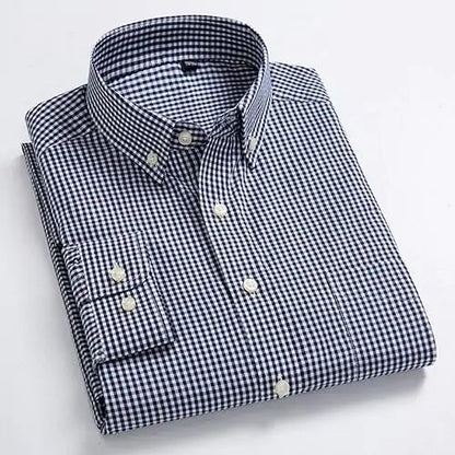 Plaid Casual Versatile Polo Shirt