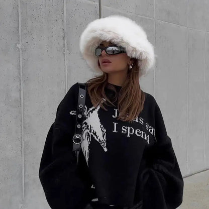 Winter Faux Fur Plush Bucket Hat