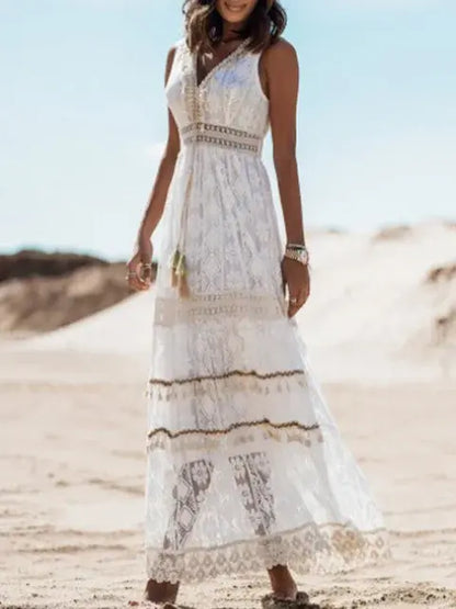 Elegant Dress Women Summer Maxi Dress