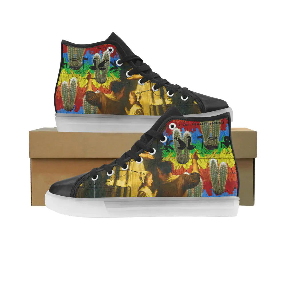 RAINBOW BRUSH CACTUS Men's Sneakers