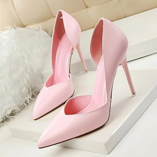 "Rainbow Galore Top Pick" Elegant Women's Pumps Pointed Shallow Mouth Wedding Sandal