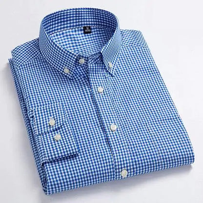 Plaid Casual Versatile Polo Shirt