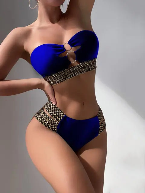 "2025 Hot" Sexy Strapless Bikini Bandeau Swimwear