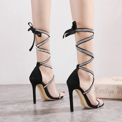 "Rainbow Galore Top Pick" Elegant High Heels Gladiator Sandals