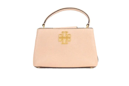 Tory Burch Britten Micro Light Meadowsweet Leather Satchel