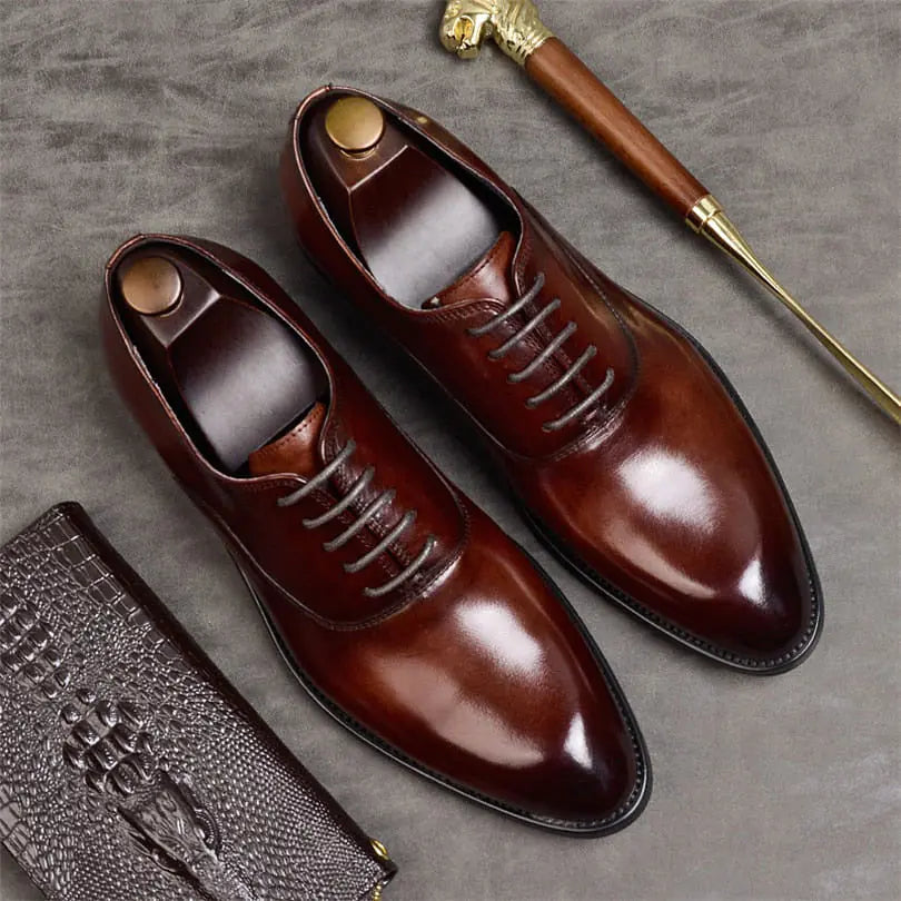 Elegant Italian Style Oxford Dress Shoes