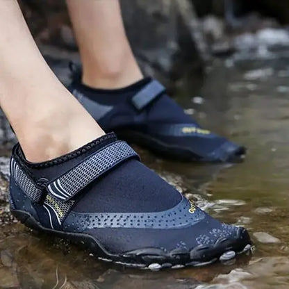 Unisex Water Shoes - Aqua Shoes Slip-On Breathable Double Buckle