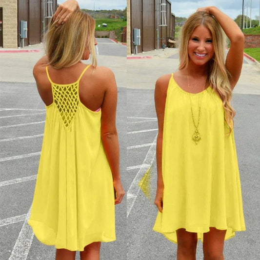 Elegant Beach Chiffon Dress