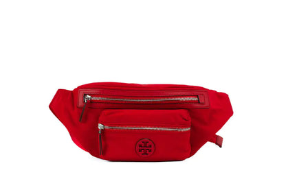 Tory Burch (82508) Medium Brilliant Red Nylon Adjustable Belt Bag Fanny Pack