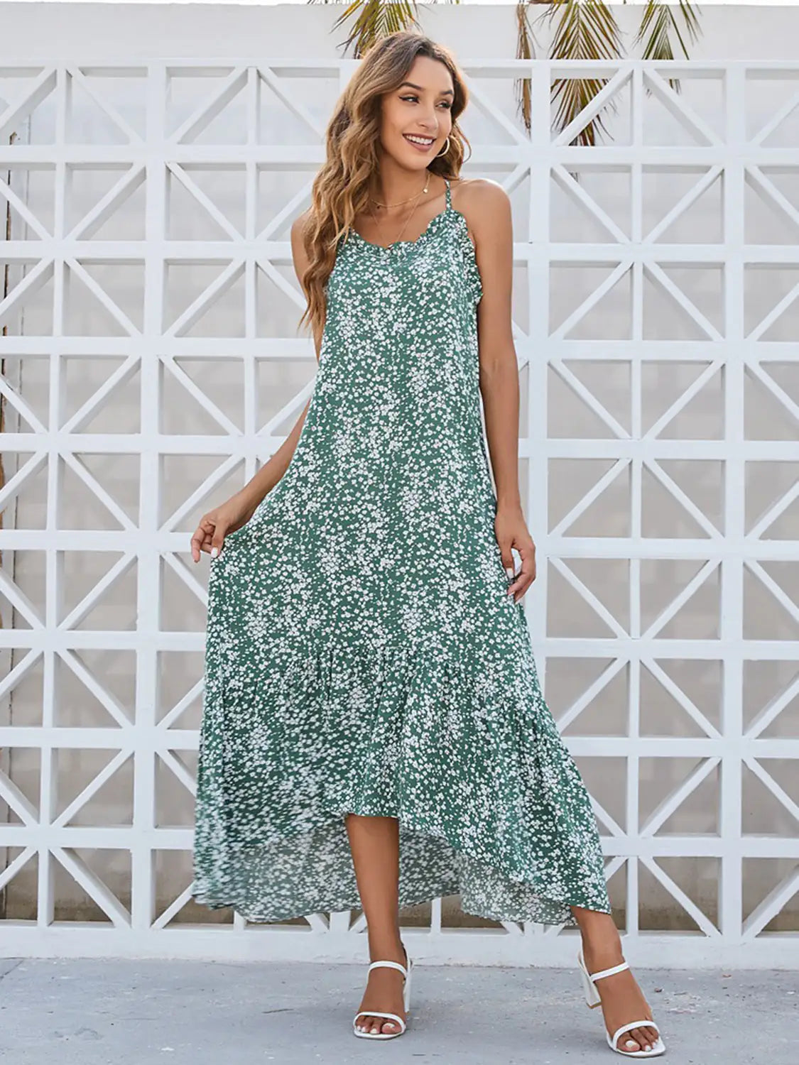 Elegant Ditsy Dress