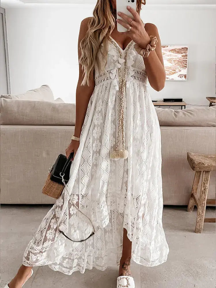 Elegant Dress Women Summer Maxi Dress