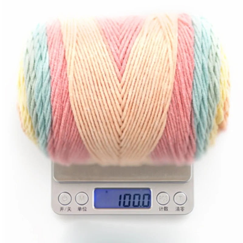 100g Rainbow Dyed Yarn