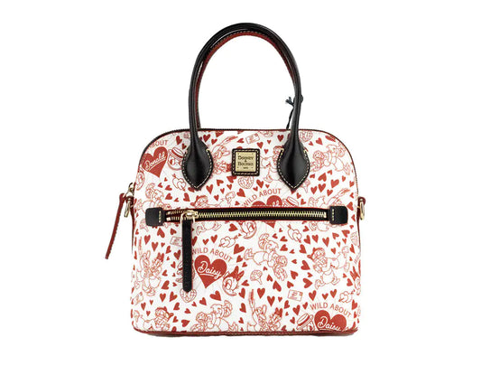 Dooney & Bourke Disney Donald and Daisy Heart Satchel