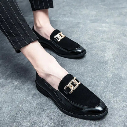 Elegant The Roveleto Italian Leather Loafers For Men!