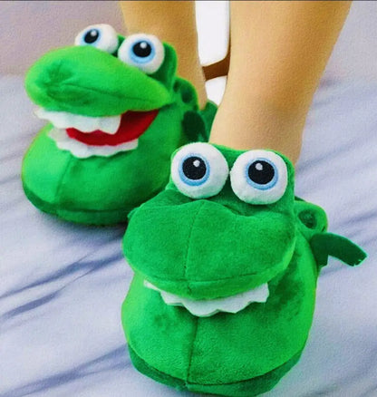 Slippers Crocodile Puffy Paws