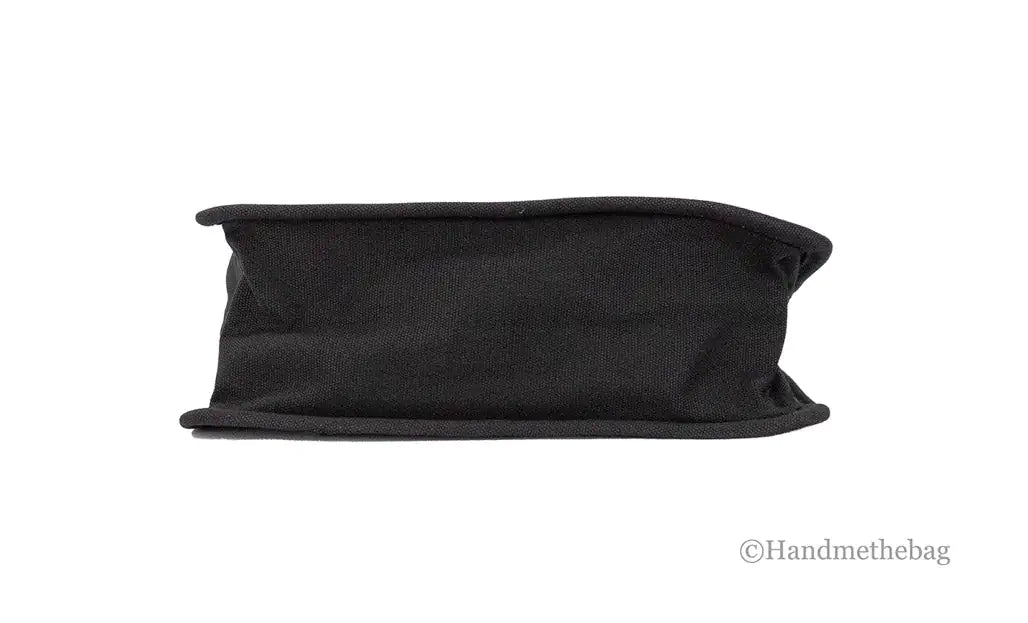 Bolso de mano convertible mediano Signet de lona negra de Marc Jacobs