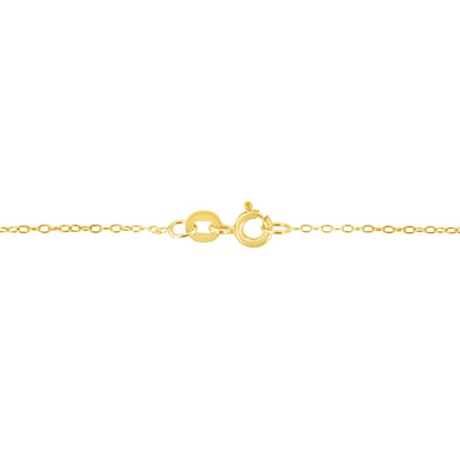 Jewelry - 14K Yellow Gold Plated .925 Sterling Silver 4.0 Cttw Diamond Shadow Frame Heart 18" Pendant Necklace (J-K Color, I1-I2 Clarity)