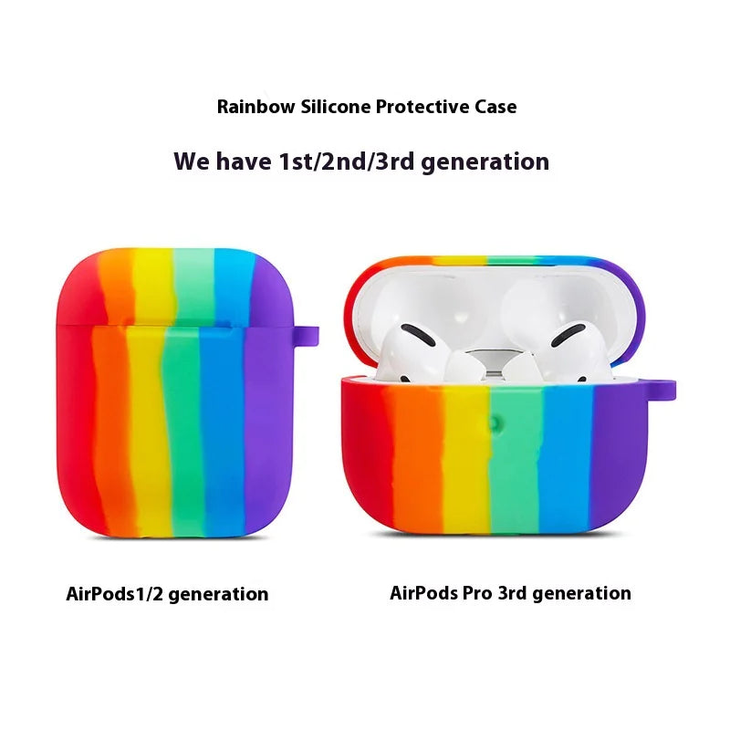 Rainbow Wireless Bluetooth Earphone Cover