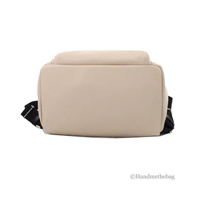 Kate Spade Medium Warm Beige Nylon Backpack