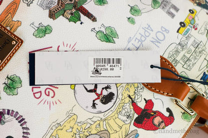 Dooney & Bourke Disney Pixar Maps Medium Satchel Bag