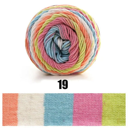 100g Rainbow Dyed Yarn