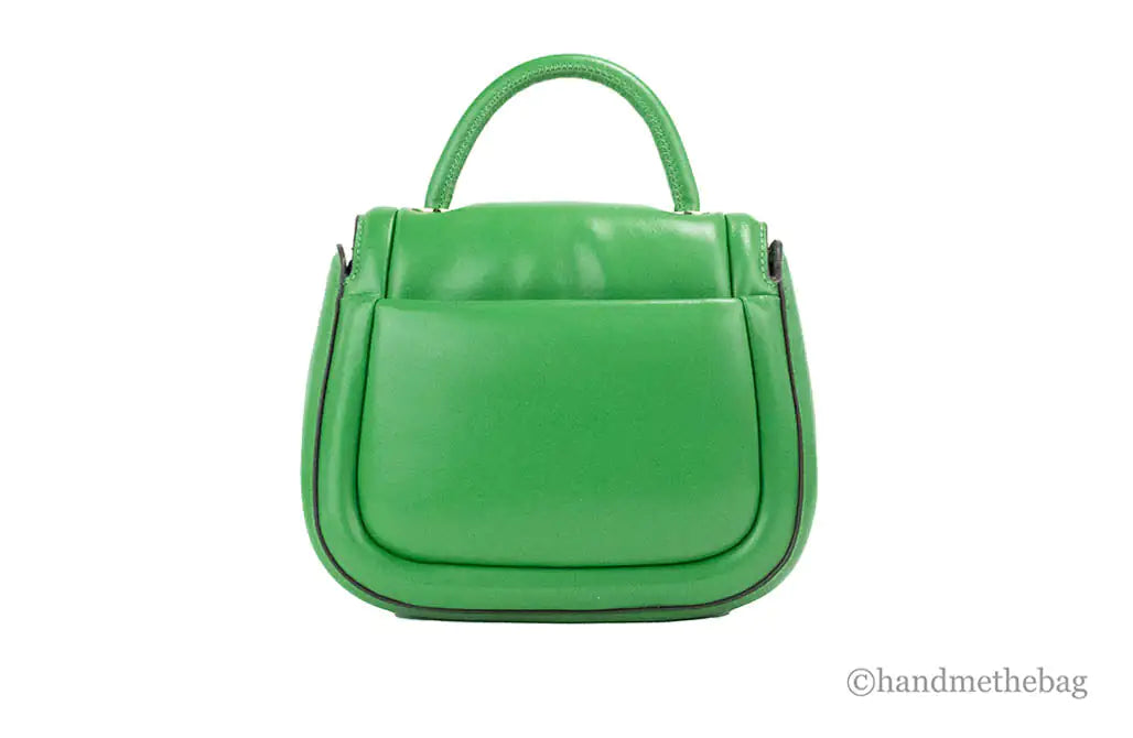 Kate Spade Puffy Green Bean Leather Top Handle Crossbody