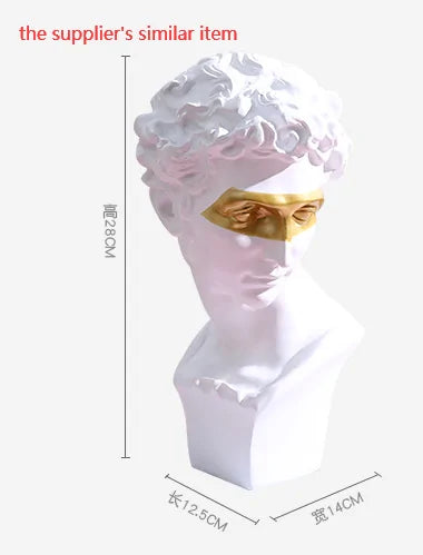 David Resin Statue Sculpture