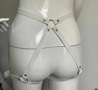 Sexy Garter Belt PU Leather Harness