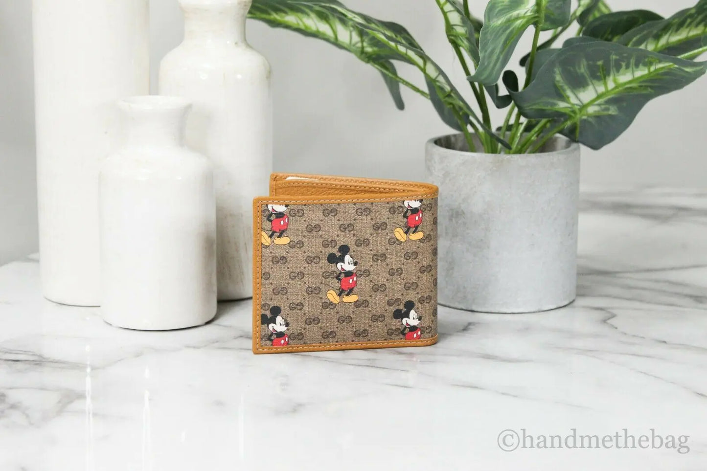 Disney X Gucci 皮革限量版米老鼠钱包