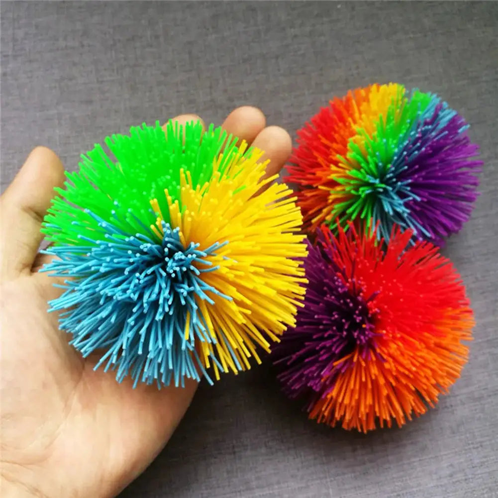 Rainbow Fingertips Sensory Bouncy Ball