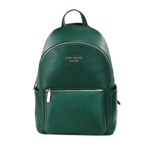 Kate Spade Leila Medium Deep Jade Leather Dome Backpack