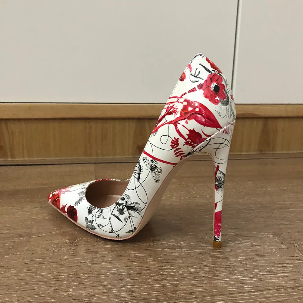 Veowalk Flowers Stiletto Pumps