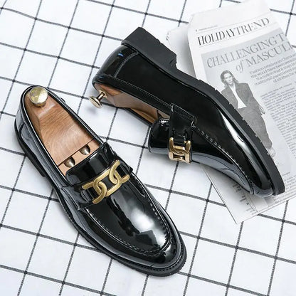 Elegant The Roveleto Italian Leather Loafers For Men!