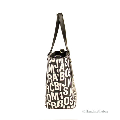 Borsa a tracolla piccola in pelle con stampa monogramma Marc Jacobs