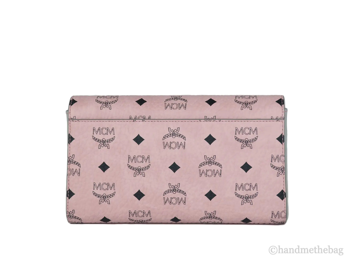 MCM Medium Soft Leather Clutch Crossbody Bag